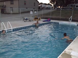 New campground pool